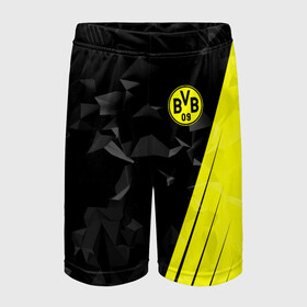 Детские спортивные шорты 3D с принтом FC Borussia 2018 Abstract в городе Новоалтайск,  100% полиэстер
 | пояс оформлен широкой мягкой резинкой, ткань тянется
 | borussia | fc | football | football club | sport | боруссия | спорт | спортивные | униформа | фк | футбол | футбольный клуб