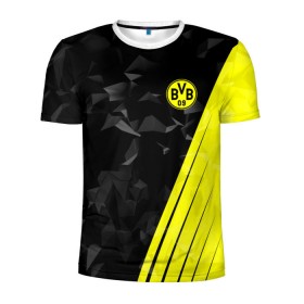 Мужская футболка 3D спортивная с принтом FC Borussia 2018 Abstract в городе Новоалтайск, 100% полиэстер с улучшенными характеристиками | приталенный силуэт, круглая горловина, широкие плечи, сужается к линии бедра | Тематика изображения на принте: borussia | fc | football | football club | sport | боруссия | спорт | спортивные | униформа | фк | футбол | футбольный клуб