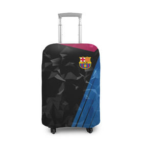 Чехол для чемодана 3D с принтом FC Barca 2018 Creative uniform в городе Новоалтайск, 86% полиэфир, 14% спандекс | двустороннее нанесение принта, прорези для ручек и колес | fc | fc barcelona | fcb | барселона | спорт | спортивные | фк | футбол | футбольный клуб