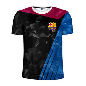Мужская футболка 3D спортивная с принтом FC Barca 2018 Creative uniform в городе Новоалтайск, 100% полиэстер с улучшенными характеристиками | приталенный силуэт, круглая горловина, широкие плечи, сужается к линии бедра | fc | fc barcelona | fcb | барселона | спорт | спортивные | фк | футбол | футбольный клуб