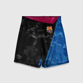 Детские спортивные шорты 3D с принтом FC BARCELONA в городе Новоалтайск,  100% полиэстер
 | пояс оформлен широкой мягкой резинкой, ткань тянется
 | fc | fc barcelona | fcb | барселона | спорт | спортивные | фк | футбол | футбольный клуб