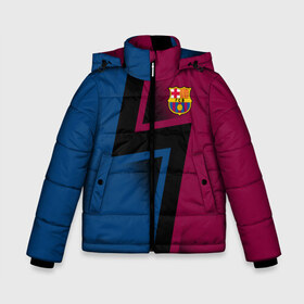 Зимняя куртка для мальчиков 3D с принтом FC Barca 2018 Creative uniform в городе Новоалтайск, ткань верха — 100% полиэстер; подклад — 100% полиэстер, утеплитель — 100% полиэстер | длина ниже бедра, удлиненная спинка, воротник стойка и отстегивающийся капюшон. Есть боковые карманы с листочкой на кнопках, утяжки по низу изделия и внутренний карман на молнии. 

Предусмотрены светоотражающий принт на спинке, радужный светоотражающий элемент на пуллере молнии и на резинке для утяжки | fc | fc barcelona | fcb | барселона | спорт | спортивные | фк | футбол | футбольный клуб