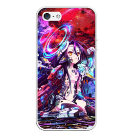 Чехол для iPhone 5/5S матовый с принтом No Game No Life Zero в городе Новоалтайск, Силикон | Область печати: задняя сторона чехла, без боковых панелей | no game | no game no life zero | no life | zero | нет игры нет жизни