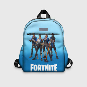 Детский рюкзак 3D с принтом Fortnite в городе Новоалтайск, 100% полиэстер | лямки с регулируемой длиной, сверху петелька, чтобы рюкзак можно было повесить на вешалку. Основное отделение закрывается на молнию, как и внешний карман. Внутри дополнительный карман. По бокам два дополнительных кармашка | fortnite | фортнайт