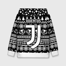 Детская толстовка 3D с принтом JUVENTUS / ЮВЕНТУС НОВОГОДНИЙ в городе Новоалтайск, 100% полиэстер | двухслойный капюшон со шнурком для регулировки, мягкие манжеты на рукавах и по низу толстовки, спереди карман-кенгуру с мягким внутренним слоем | Тематика изображения на принте: fc | juventus | спорт | спортивные | фк | футбол | футбольный клуб | ювентус