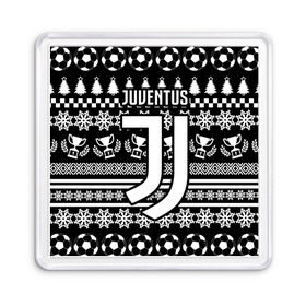 Магнит 55*55 с принтом Juventus 2018 Новогодний в городе Новоалтайск, Пластик | Размер: 65*65 мм; Размер печати: 55*55 мм | Тематика изображения на принте: fc | juventus | спорт | спортивные | фк | футбол | футбольный клуб | ювентус