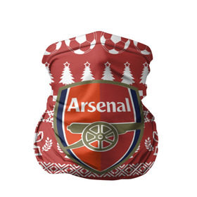 Бандана-труба 3D с принтом FC Arsenal Новогодний в городе Новоалтайск, 100% полиэстер, ткань с особыми свойствами — Activecool | плотность 150‒180 г/м2; хорошо тянется, но сохраняет форму | arsenal | fc | арсенал | спорт | спортивные | фк | футбол | футбольный клуб
