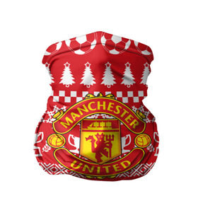 Бандана-труба 3D с принтом F.C.M.U 2018 Новогодний в городе Новоалтайск, 100% полиэстер, ткань с особыми свойствами — Activecool | плотность 150‒180 г/м2; хорошо тянется, но сохраняет форму | Тематика изображения на принте: fc | manchester united | манчестер юнайтед | спорт | спортивные | фк | футбол | футбольный клуб