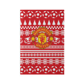 Обложка для паспорта матовая кожа с принтом F.C.M.U 2018 Новогодний в городе Новоалтайск, натуральная матовая кожа | размер 19,3 х 13,7 см; прозрачные пластиковые крепления | fc | manchester united | манчестер юнайтед | спорт | спортивные | фк | футбол | футбольный клуб