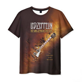 Мужская футболка 3D с принтом Led Zeppelin в городе Новоалтайск, 100% полиэфир | прямой крой, круглый вырез горловины, длина до линии бедер | led | led zeppelin | блюз | группа | джимми пейдж | джон генри бонэм | джон пол джонс | лед зепелен | лед зеппелин | метал | роберт плант | рок | тяжелый | фолк | хард | хардрок | хеви | хевиметал
