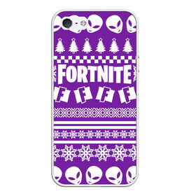 Чехол для iPhone 5/5S матовый с принтом Свитер Fortnite в городе Новоалтайск, Силикон | Область печати: задняя сторона чехла, без боковых панелей | Тематика изображения на принте: 2020 | christmas | fortnite | happy new year | llama | marry christmas | new year | snow | winter | новогодний | новый год | снег | фортнайт
