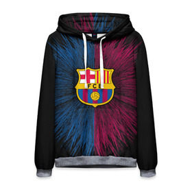 Мужская толстовка 3D с принтом FC Barca 2018 Creative uniform в городе Новоалтайск, 100% полиэстер | двухслойный капюшон со шнурком для регулировки, мягкие манжеты на рукавах и по низу толстовки, спереди карман-кенгуру с мягким внутренним слоем. | Тематика изображения на принте: fc | fc barcelona | fcb | барселона | спорт | спортивные | фк | футбол | футбольный клуб