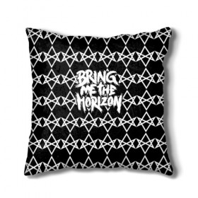 Подушка 3D с принтом Bring Me the Horizon в городе Новоалтайск, наволочка – 100% полиэстер, наполнитель – холлофайбер (легкий наполнитель, не вызывает аллергию). | состоит из подушки и наволочки. Наволочка на молнии, легко снимается для стирки | bmth | bring me the horizon | альтернативный метал | альтернативный рок | бмтх | бмтш | группа | достань для меня горизонт | дэткор | метал | рок | электроник рок