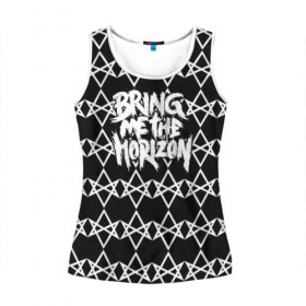 Женская майка 3D с принтом Bring Me the Horizon в городе Новоалтайск, 100% полиэстер | круглая горловина, прямой силуэт, длина до линии бедра | bmth | bring me the horizon | альтернативный метал | альтернативный рок | бмтх | бмтш | группа | достань для меня горизонт | дэткор | метал | рок | электроник рок