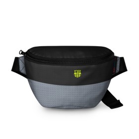 Поясная сумка 3D с принтом FC Barca 2018 Toxic Sport в городе Новоалтайск, 100% полиэстер | плотная ткань, ремень с регулируемой длиной, внутри несколько карманов для мелочей, основное отделение и карман с обратной стороны сумки застегиваются на молнию | fc | fc barcelona | fcb | барселона | спорт | спортивные | фк | футбол | футбольный клуб