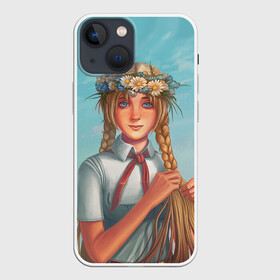 Чехол для iPhone 13 mini с принтом Everlasting Summer_Славя в городе Новоалтайск,  |  | everlasting summer | аниме игра | бесконечное лето