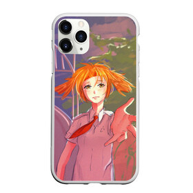 Чехол для iPhone 11 Pro Max матовый Everlasting Summer_Алиса_2: в городе Новоалтайск, Силикон | | everlasting summer | аниме игра | бесконечное лето