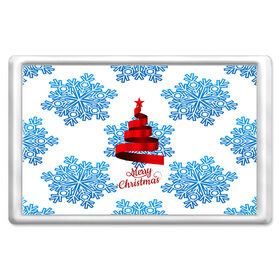 Магнит 45*70 с принтом Merry christmas в городе Новоалтайск, Пластик | Размер: 78*52 мм; Размер печати: 70*45 | 
