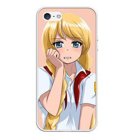 Чехол для iPhone 5/5S матовый с принтом Everlasting Summer _8 в городе Новоалтайск, Силикон | Область печати: задняя сторона чехла, без боковых панелей | everlasting summer | аниме игра | бесконечное лето
