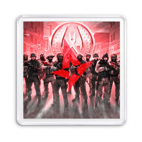 Магнит 55*55 с принтом CS GO Astralis team в городе Новоалтайск, Пластик | Размер: 65*65 мм; Размер печати: 55*55 мм | astralis | counter strike | cs | cs go | global | go.offensive | шутер