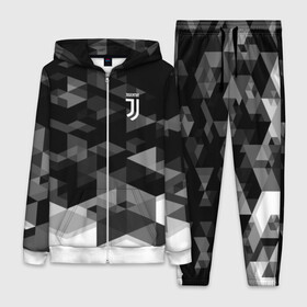 Женский костюм 3D с принтом JUVENTUS GEOMETRY SPORT в городе Новоалтайск,  |  | fc | juventus | спорт | спортивные | фк | футбол | футбольный клуб | ювентус