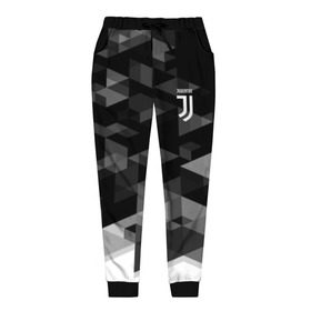 Женские брюки 3D с принтом Juventus 2018 Geometry Sport в городе Новоалтайск, полиэстер 100% | прямой крой, два кармана без застежек по бокам, с мягкой трикотажной резинкой на поясе и по низу штанин. В поясе для дополнительного комфорта — широкие завязки | fc | juventus | спорт | спортивные | фк | футбол | футбольный клуб | ювентус