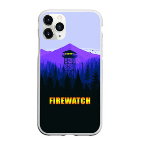 Чехол для iPhone 11 Pro Max матовый с принтом Firewatch в городе Новоалтайск, Силикон |  | вышка | закат | лес | пейзаж