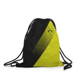 Рюкзак-мешок 3D с принтом FC Borussia 2018 Элита в городе Новоалтайск, 100% полиэстер | плотность ткани — 200 г/м2, размер — 35 х 45 см; лямки — толстые шнурки, застежка на шнуровке, без карманов и подкладки | Тематика изображения на принте: боруссия | дортмунд