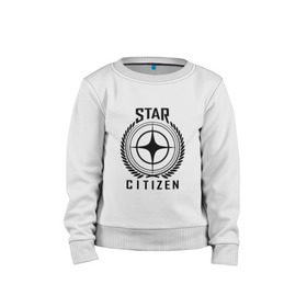 Детский свитшот хлопок с принтом Star Citizen в городе Новоалтайск, 100% хлопок | круглый вырез горловины, эластичные манжеты, пояс и воротник | игра | космический | космос | симулятор