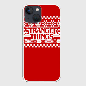 Чехол для iPhone 13 mini с принтом СВИТЕР STRANGER THINGS | ОЧЕНЬ СТРАННЫЕ ДЕЛА НОВОГОДНИЙ в городе Новоалтайск,  |  | stranger things | новогодний | очень странные дела | праздничный | рождество | свитер