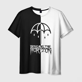 Мужская футболка 3D с принтом Bring Me the Horizon в городе Новоалтайск, 100% полиэфир | прямой крой, круглый вырез горловины, длина до линии бедер | bmth | bring me the horizon | бмтх | бринг ми зе хоризон | достань для меня горизон
