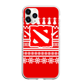 Чехол для iPhone 11 Pro матовый с принтом Свитер DOTA 2 в городе Новоалтайск, Силикон |  | dota | dota 2 | logo | rpg | дота | игры | лого | логотип | новый год