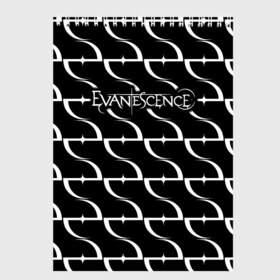 Скетчбук с принтом Evanescence в городе Новоалтайск, 100% бумага
 | 48 листов, плотность листов — 100 г/м2, плотность картонной обложки — 250 г/м2. Листы скреплены сверху удобной пружинной спиралью | evanescence | альтернативный | готик | группа | джен маджура | исчезновение | метал | ню | рок | тим маккорд | трой маклоухорн | уилл хант | хард | эванесенс | эми ли