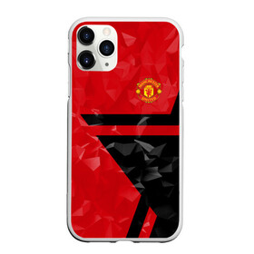Чехол для iPhone 11 Pro Max матовый с принтом F C M U 2018 STAR в городе Новоалтайск, Силикон |  | fc | manchester united | манчестер юнайтед | спорт | спортивные | фк | футбол | футбольный клуб