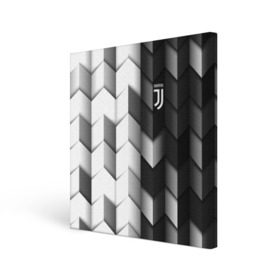 Холст квадратный с принтом Juventus 2018 Geometry Sport в городе Новоалтайск, 100% ПВХ |  | fc | juventus | спорт | спортивные | фк | футбол | футбольный клуб | ювентус