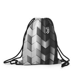 Рюкзак-мешок 3D с принтом Juventus 2018 Geometry Sport в городе Новоалтайск, 100% полиэстер | плотность ткани — 200 г/м2, размер — 35 х 45 см; лямки — толстые шнурки, застежка на шнуровке, без карманов и подкладки | fc | juventus | спорт | спортивные | фк | футбол | футбольный клуб | ювентус
