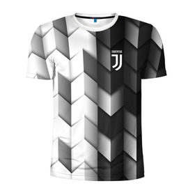 Мужская футболка 3D спортивная с принтом Juventus 2018 Geometry Sport в городе Новоалтайск, 100% полиэстер с улучшенными характеристиками | приталенный силуэт, круглая горловина, широкие плечи, сужается к линии бедра | fc | juventus | спорт | спортивные | фк | футбол | футбольный клуб | ювентус