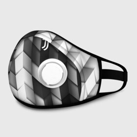 Маска из неопрена с принтом Juventus 2018 Geometry Sport в городе Новоалтайск, неопрен 100% | Форма огибающая нос. Резинки для ушей с дополнительной резинкой на затылке. Клапан для выдоха для активного дыхания при занятиях спортом. Эластичный материал маски и окантовки для лучшего растяжения и прилегания маски.  | fc | juventus | спорт | спортивные | фк | футбол | футбольный клуб | ювентус