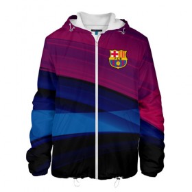 Мужская куртка 3D с принтом FC Barca 2018 Original в городе Новоалтайск, ткань верха — 100% полиэстер, подклад — флис | прямой крой, подол и капюшон оформлены резинкой с фиксаторами, два кармана без застежек по бокам, один большой потайной карман на груди. Карман на груди застегивается на липучку | fc | fc barcelona | fcb | барселона | спорт | спортивные | фк | футбол | футбольный клуб