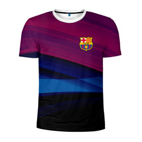 Мужская футболка 3D спортивная с принтом FC Barca 2018 Original в городе Новоалтайск, 100% полиэстер с улучшенными характеристиками | приталенный силуэт, круглая горловина, широкие плечи, сужается к линии бедра | fc | fc barcelona | fcb | барселона | спорт | спортивные | фк | футбол | футбольный клуб