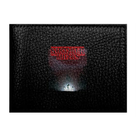 Обложка для студенческого билета с принтом Stranger Things Демогоргон в городе Новоалтайск, натуральная кожа | Размер: 11*8 см; Печать на всей внешней стороне | Тематика изображения на принте: stranger things | очень странные дела