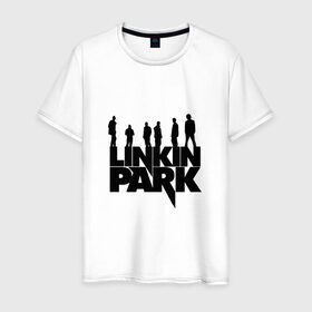 Мужская футболка хлопок с принтом Linkin Park в городе Новоалтайск, 100% хлопок | прямой крой, круглый вырез горловины, длина до линии бедер, слегка спущенное плечо. | bennington | chester | linkin park | альтернативный | беннингтон | группа | ленкин | линкин | майк | метал | музыкант | ню | нюметал | парк | певец | рок | рэп | честер | электроник