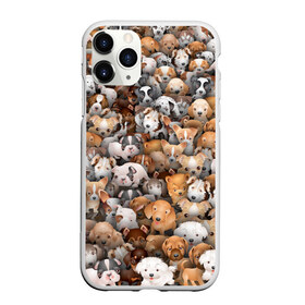 Чехол для iPhone 11 Pro матовый с принтом Щенки в городе Новоалтайск, Силикон |  | бультерьер | корги | мопс | паттерн | пес | питбуль | породы | собака | собачка | хаски | щенок