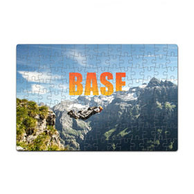 Пазл магнитный 126 элементов с принтом base jumping в городе Новоалтайск, полимерный материал с магнитным слоем | 126 деталей, размер изделия —  180*270 мм | adrenaline | b.a.s.e. | base jumping | danger | extreme | freedom | height | jump | parachute | risk | skydive | адреналин | бейс | бейсджампинг | высота | парашют | прыжок | риск | свобода | экстрим