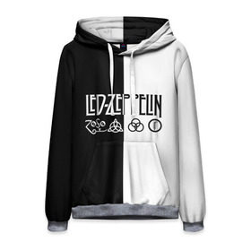 Мужская толстовка 3D с принтом Led Zeppelin в городе Новоалтайск, 100% полиэстер | двухслойный капюшон со шнурком для регулировки, мягкие манжеты на рукавах и по низу толстовки, спереди карман-кенгуру с мягким внутренним слоем. | Тематика изображения на принте: led | led zeppelin | блюз | группа | джимми пейдж | джон генри бонэм | джон пол джонс | лед зепелен | лед зеппелин | метал | роберт плант | рок | тяжелый | фолк | хард | хардрок | хеви | хевиметал