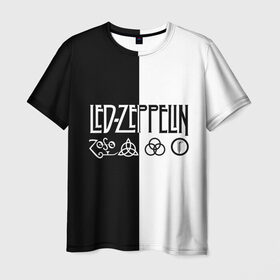 Мужская футболка 3D с принтом Led Zeppelin в городе Новоалтайск, 100% полиэфир | прямой крой, круглый вырез горловины, длина до линии бедер | led | led zeppelin | блюз | группа | джимми пейдж | джон генри бонэм | джон пол джонс | лед зепелен | лед зеппелин | метал | роберт плант | рок | тяжелый | фолк | хард | хардрок | хеви | хевиметал