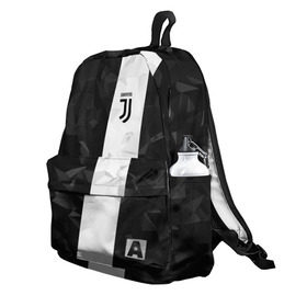 Рюкзак 3D с принтом Juventus 2018 Line в городе Новоалтайск, 100% полиэстер | лямки с регулируемой длиной, сверху петелька, чтобы рюкзак можно было повесить на вешалку. Основное отделение закрывается на молнию, как и внешний карман. Внутри два дополнительных кармана, один из которых закрывается на молнию. По бокам два дополнительных кармашка | fc | juventus | спорт | спортивные | фк | футбол | футбольный клуб | ювентус