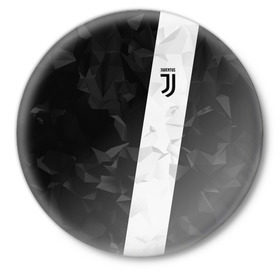 Значок с принтом Juventus 2018 Line в городе Новоалтайск,  металл | круглая форма, металлическая застежка в виде булавки | fc | juventus | спорт | спортивные | фк | футбол | футбольный клуб | ювентус