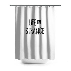 Штора 3D для ванной с принтом Life is Strange в городе Новоалтайск, 100% полиэстер | плотность материала — 100 г/м2. Стандартный размер — 146 см х 180 см. По верхнему краю — пластиковые люверсы для креплений. В комплекте 10 пластиковых колец | life is strange 2 | игра | лайф ис стрэндж | надпись