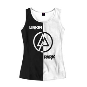 Женская майка 3D с принтом Linkin Park в городе Новоалтайск, 100% полиэстер | круглая горловина, прямой силуэт, длина до линии бедра | bennington | chester | linkin park | альтернативный | беннингтон | группа | ленкин | линкин | майк | метал | музыкант | ню | нюметал | парк | певец | рок | рэп | честер | электроник